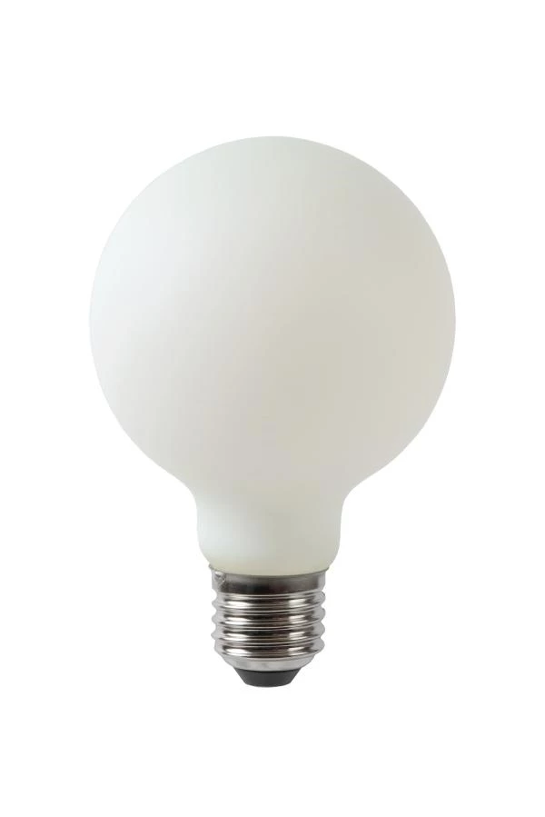 Lucide G80 - Glühfadenlampe - Ø 8 cm - LED Dim. - E27 - 1x4,9W 2700K - Opal - ausgeschaltet